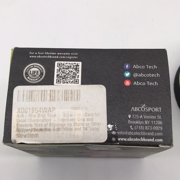 Abco Tech Anti-Slip Grip Tape-Glow in the Dark for Illumination Lot of Two (2) - Picture 7 of 14
